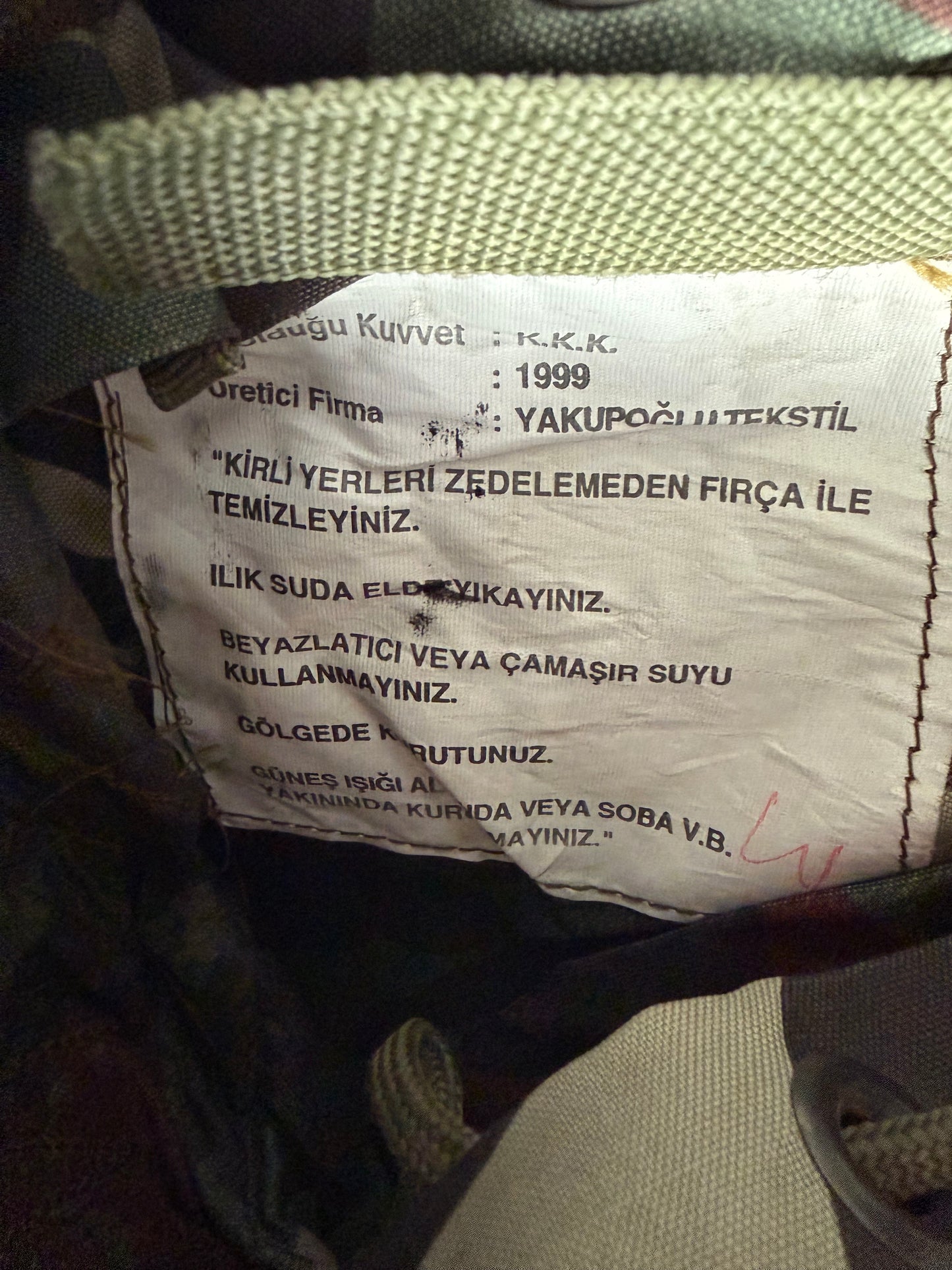Turkish Woodland ALICE Pack (issued)