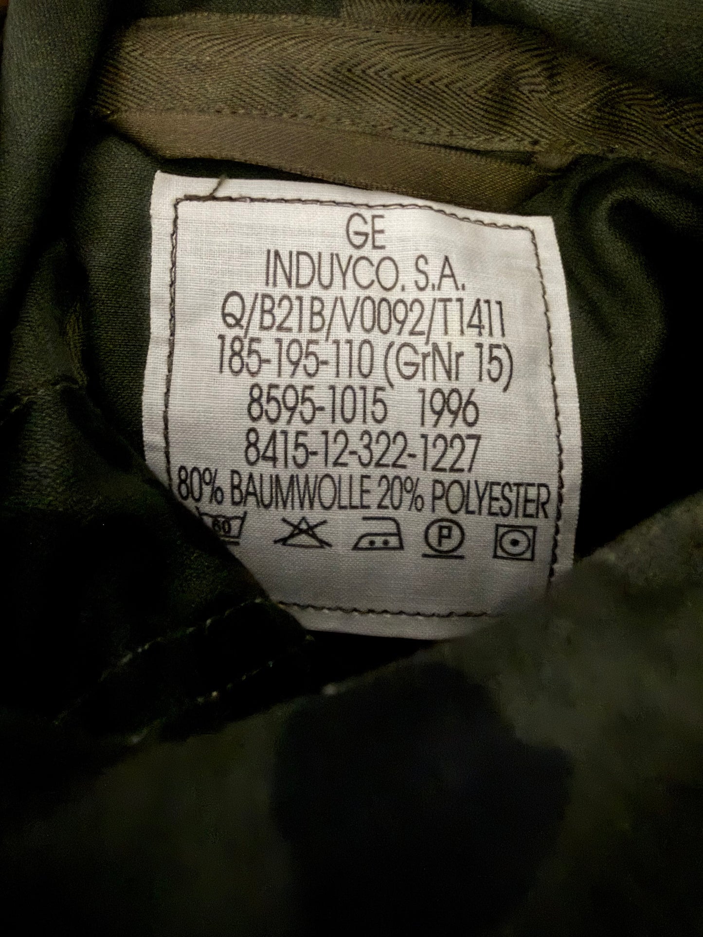 German Flecktarn Parka (unissued)