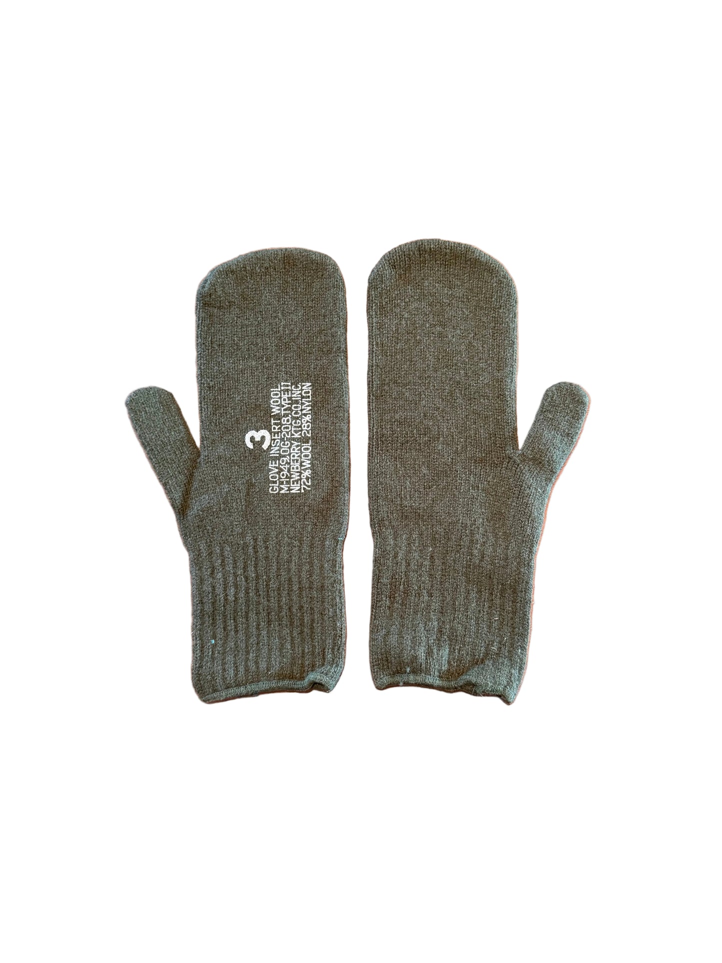 US M-1949 Wool Mitten Insert/Liner (unissued)