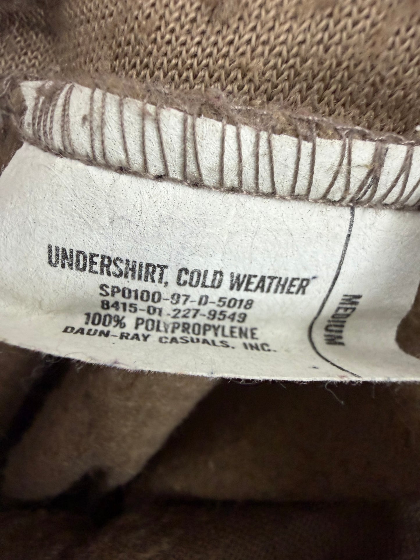 US Cold Weather Undershirt (issued)
