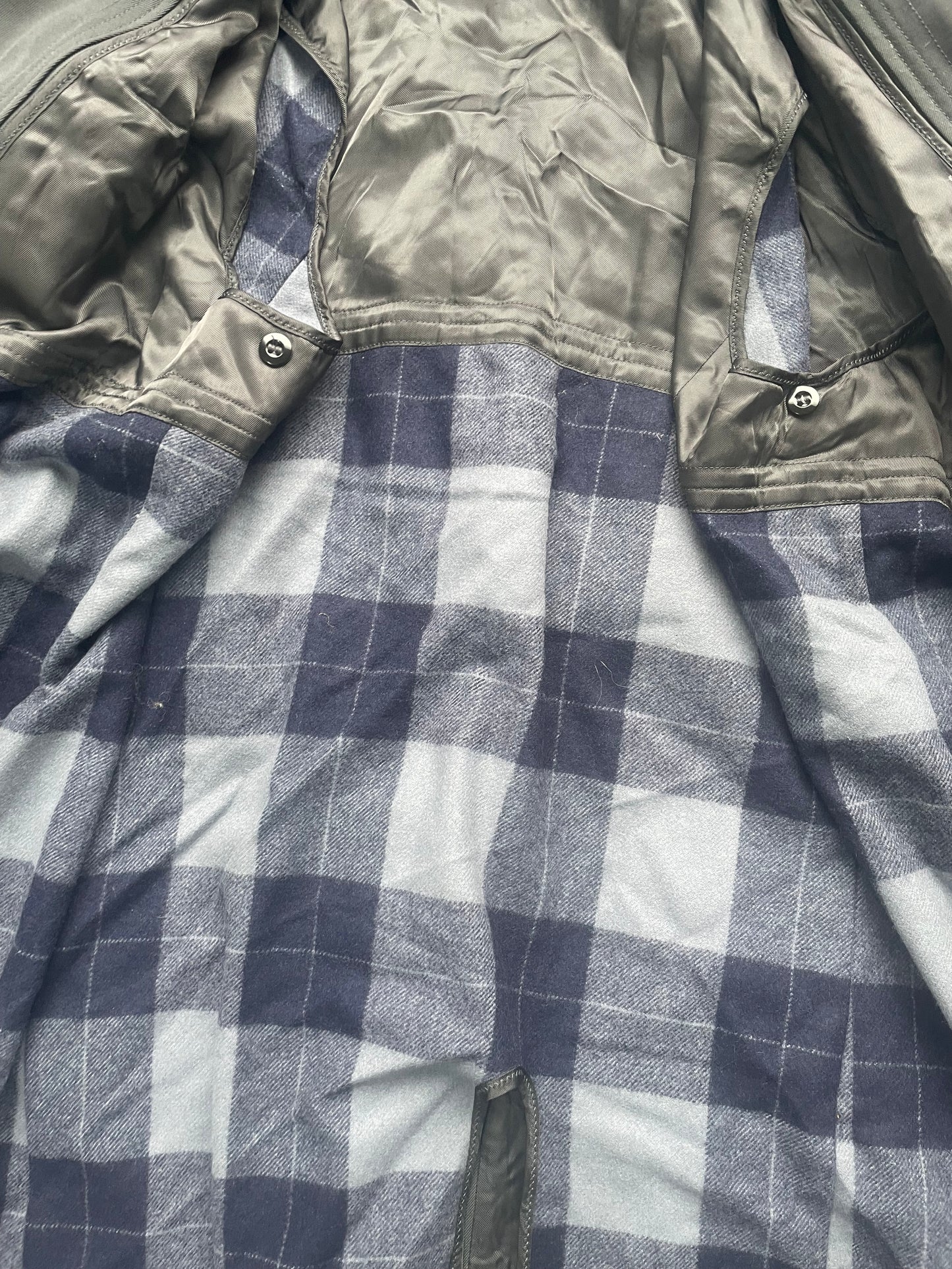 Grey Double Breasted German Overcoat w/liner