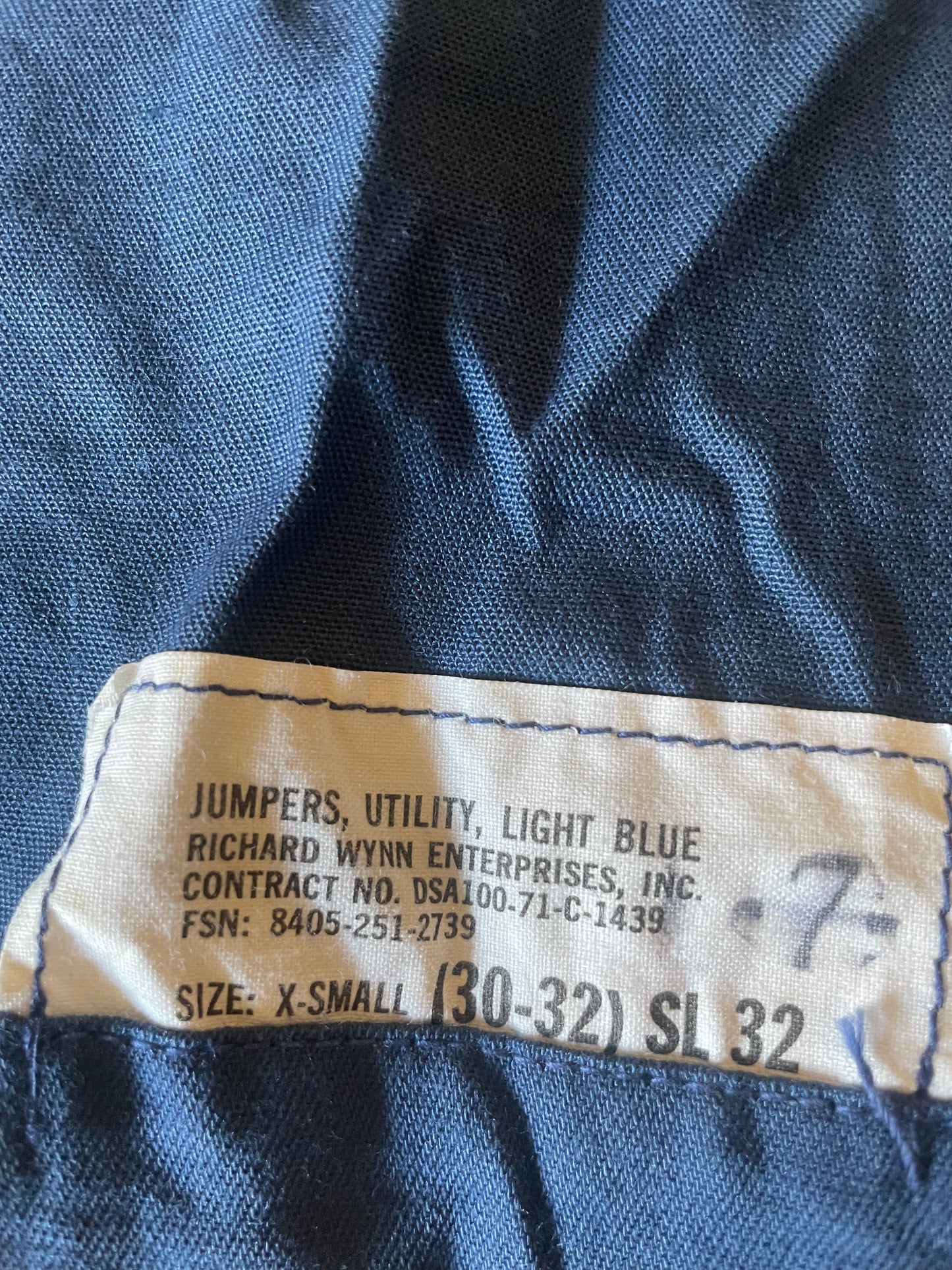 US Light Blue Utility Jumper