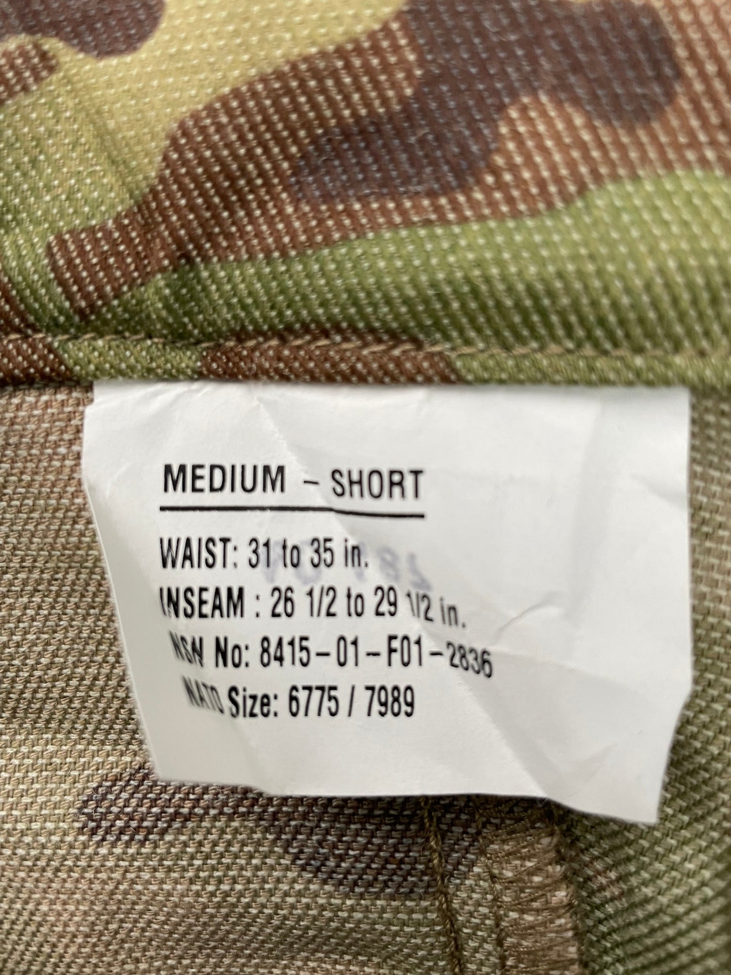 Flame Resistant, USGI Army Combat Pants (unissued)