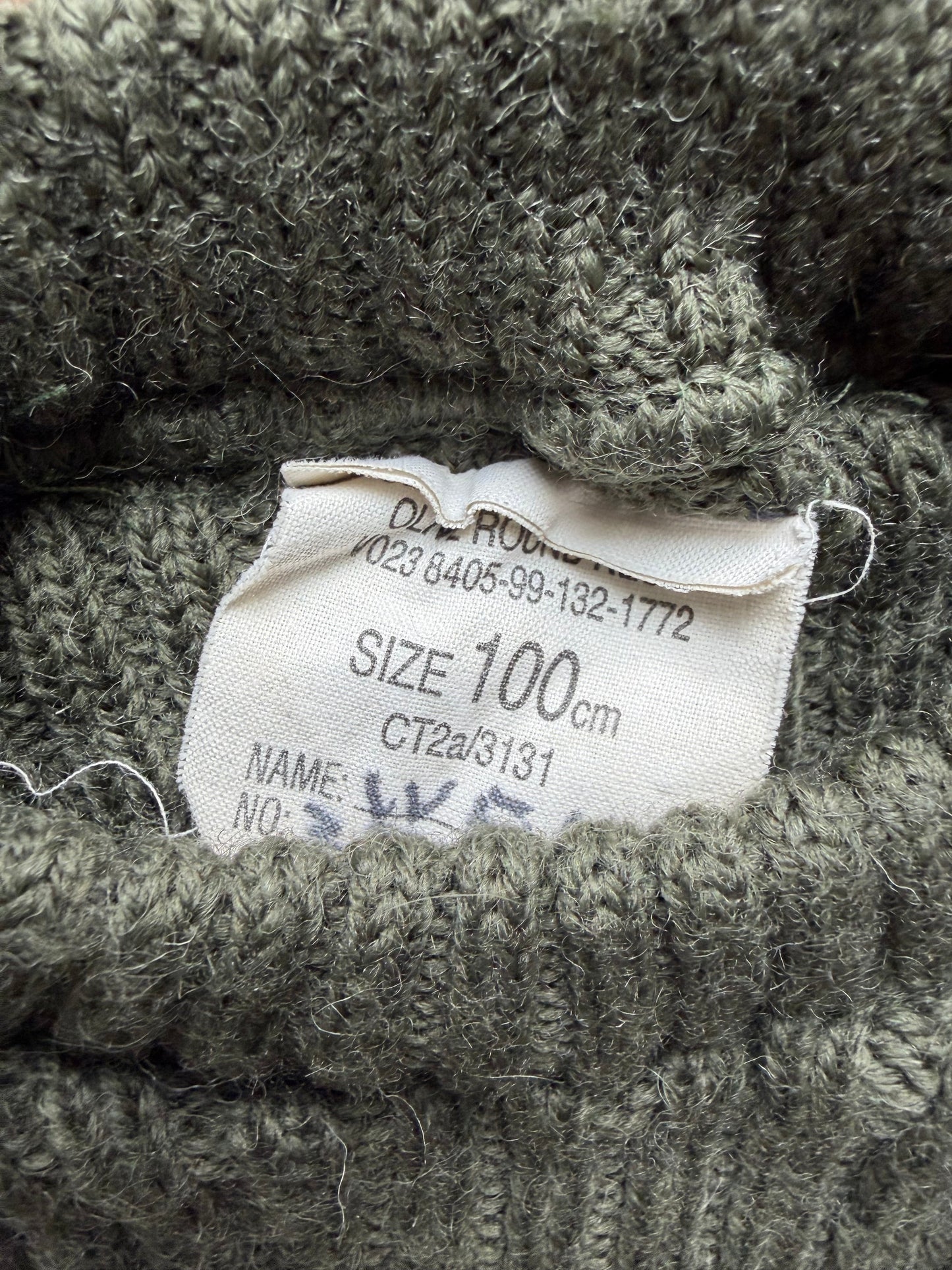 British Wool Commando Sweater (issued)