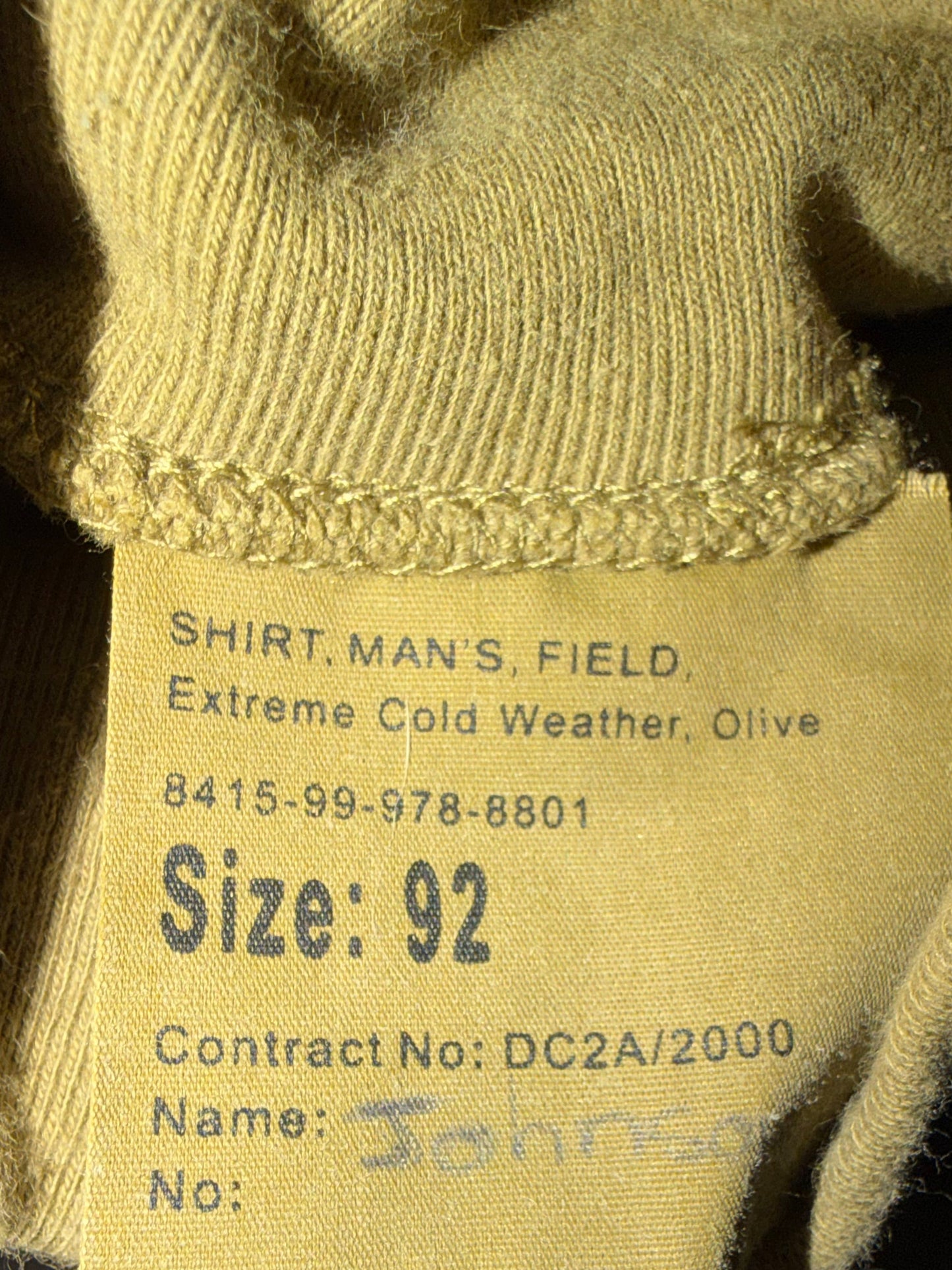 British Cold Weather Field Shirt (issued)
