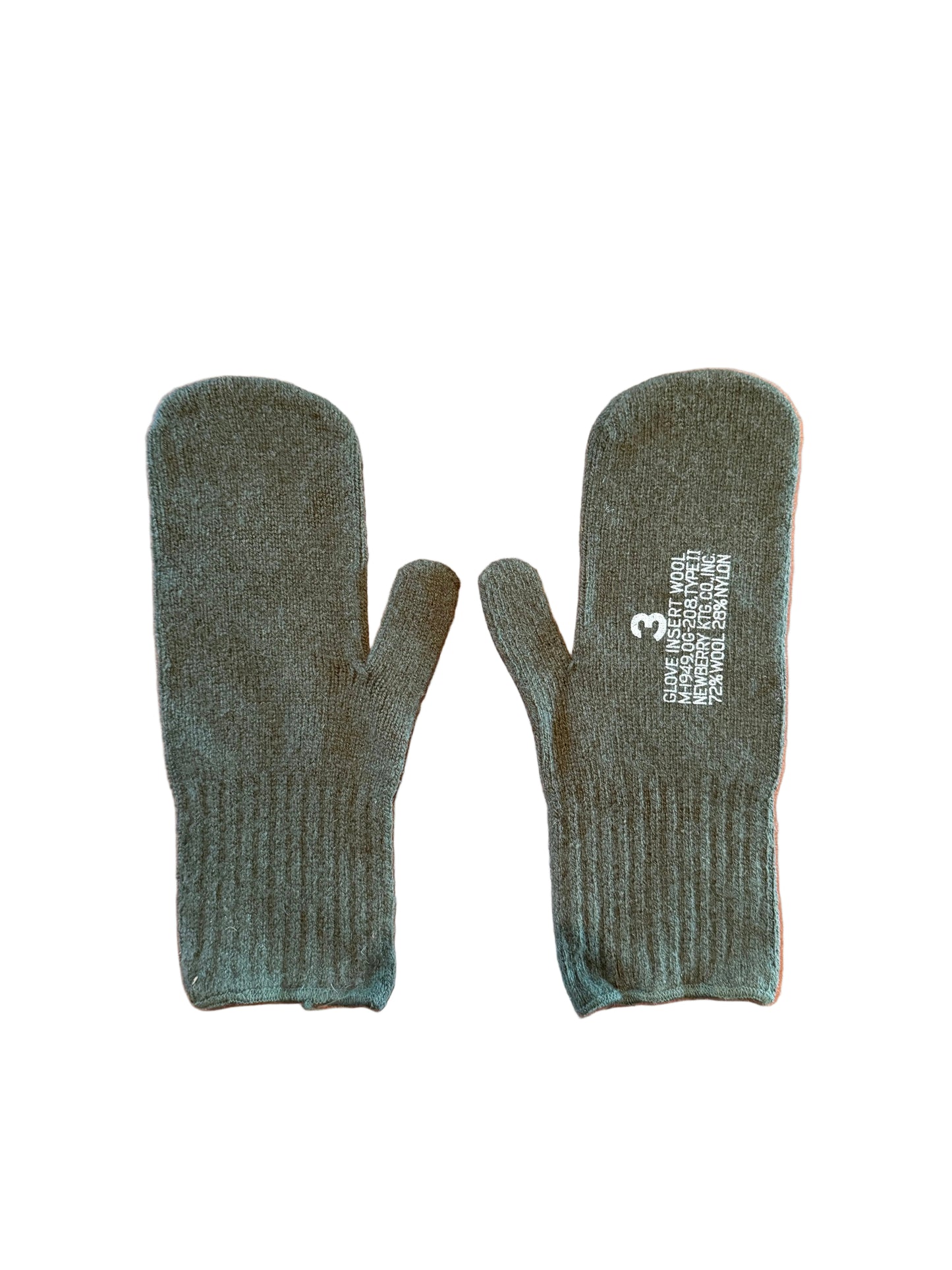US M-1949 Wool Mitten Insert/Liner (unissued)