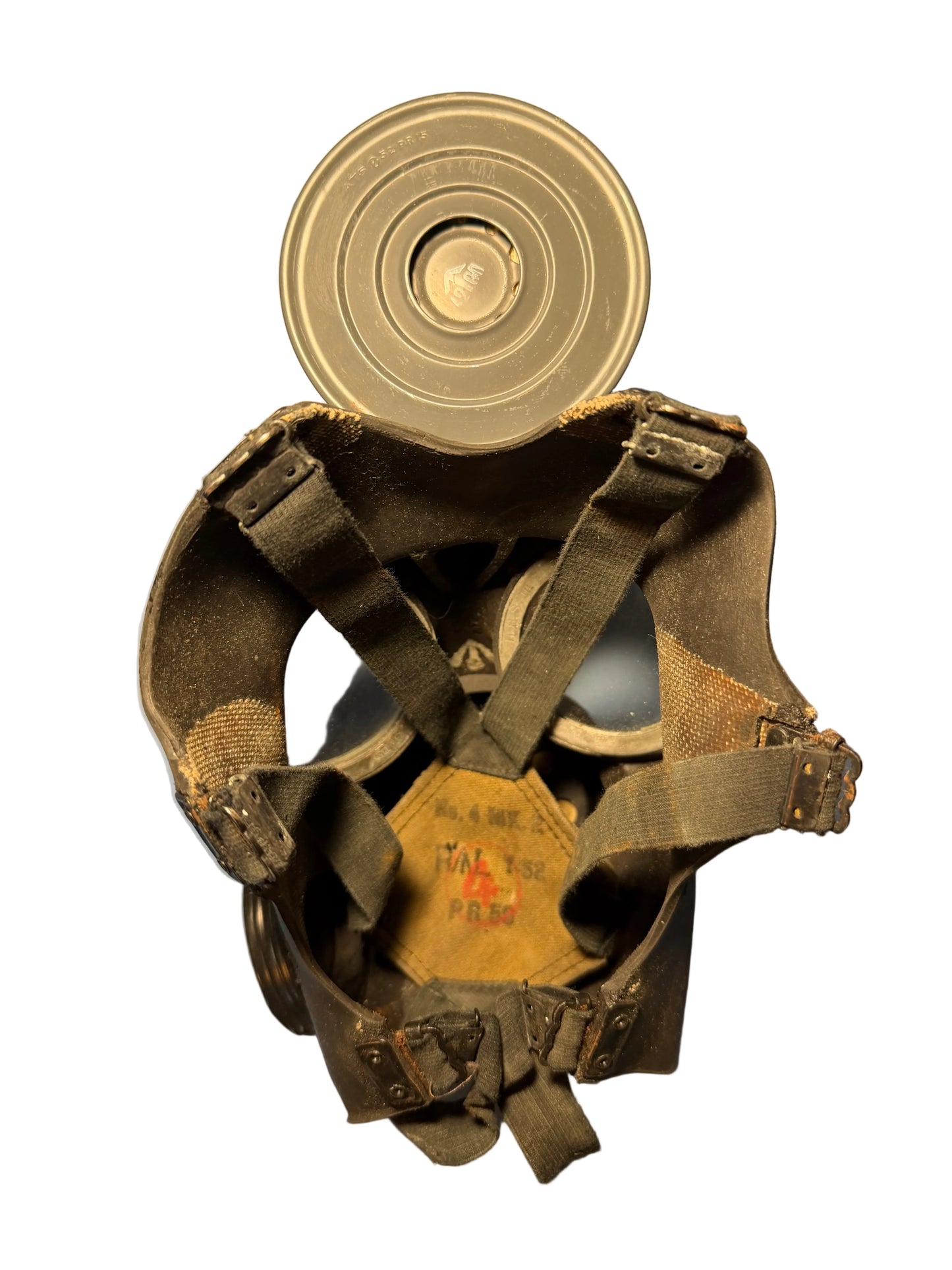 British M44 Black Gas Mask Kit