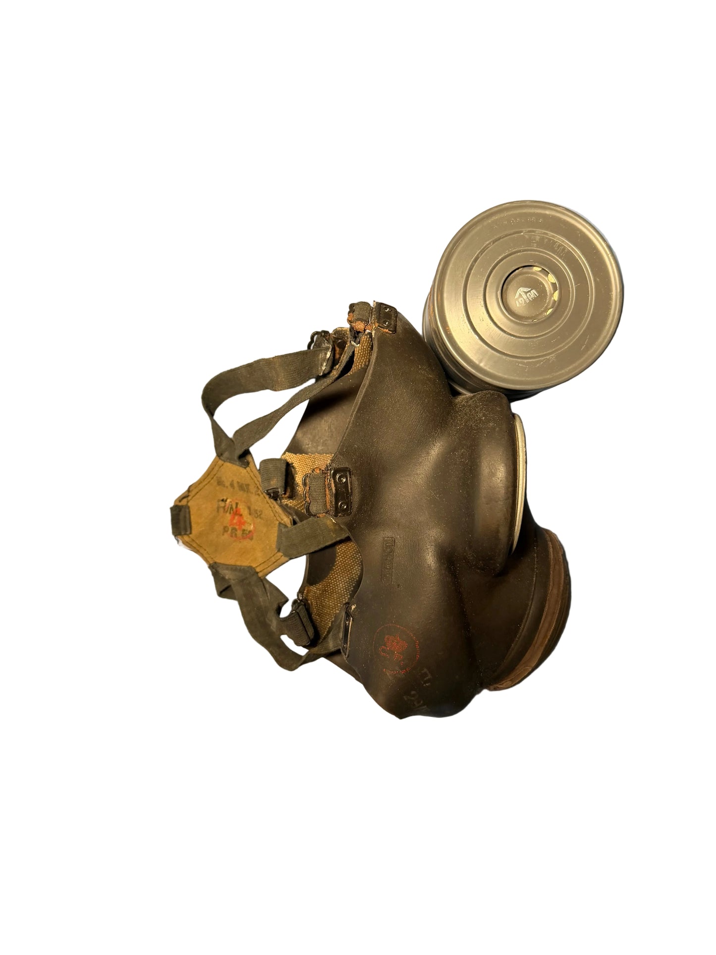 British M44 Black Gas Mask Kit