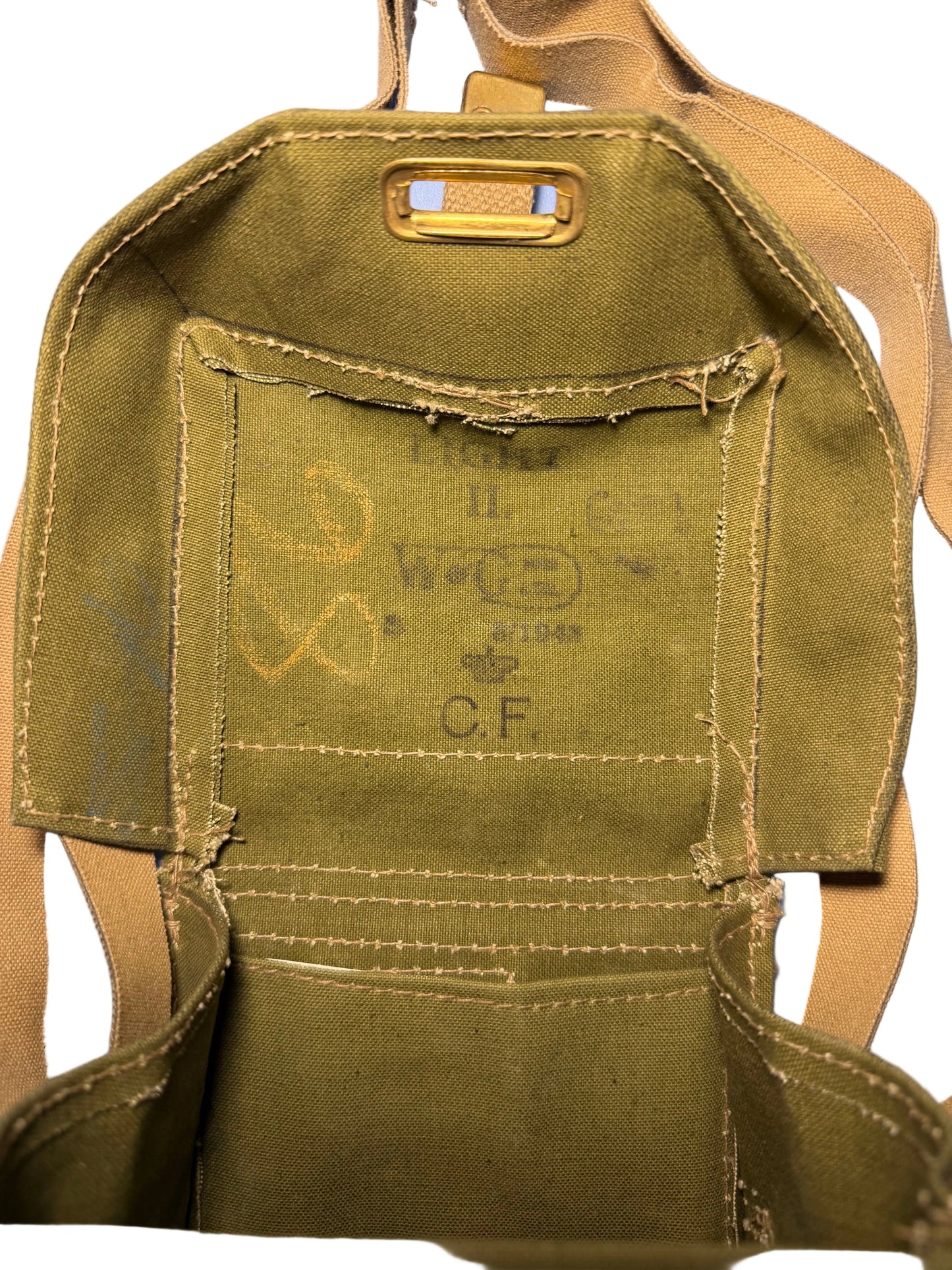 British M44 Black Gas Mask Kit